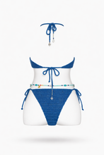Load image into Gallery viewer, The “International Navy” Knitwear Bikini