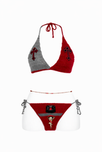Load image into Gallery viewer, The “Metallic Muse” Knitwear Bikini