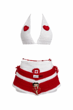 Load image into Gallery viewer, The “Lucky Canucky” Knitwear Bikini 3 piece Set