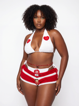 Load image into Gallery viewer, The “Lucky Canucky” Knitwear Bikini 3 piece Set
