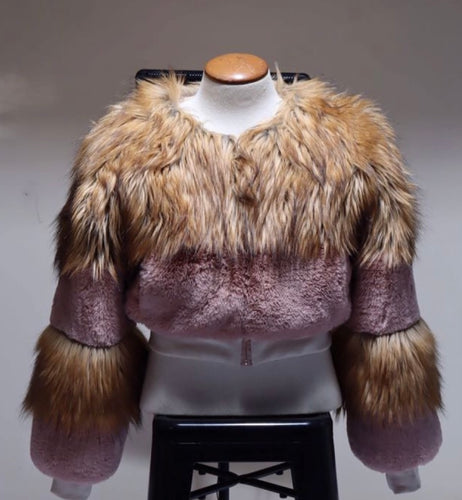 The “Empress” Cropped Fur Jacket